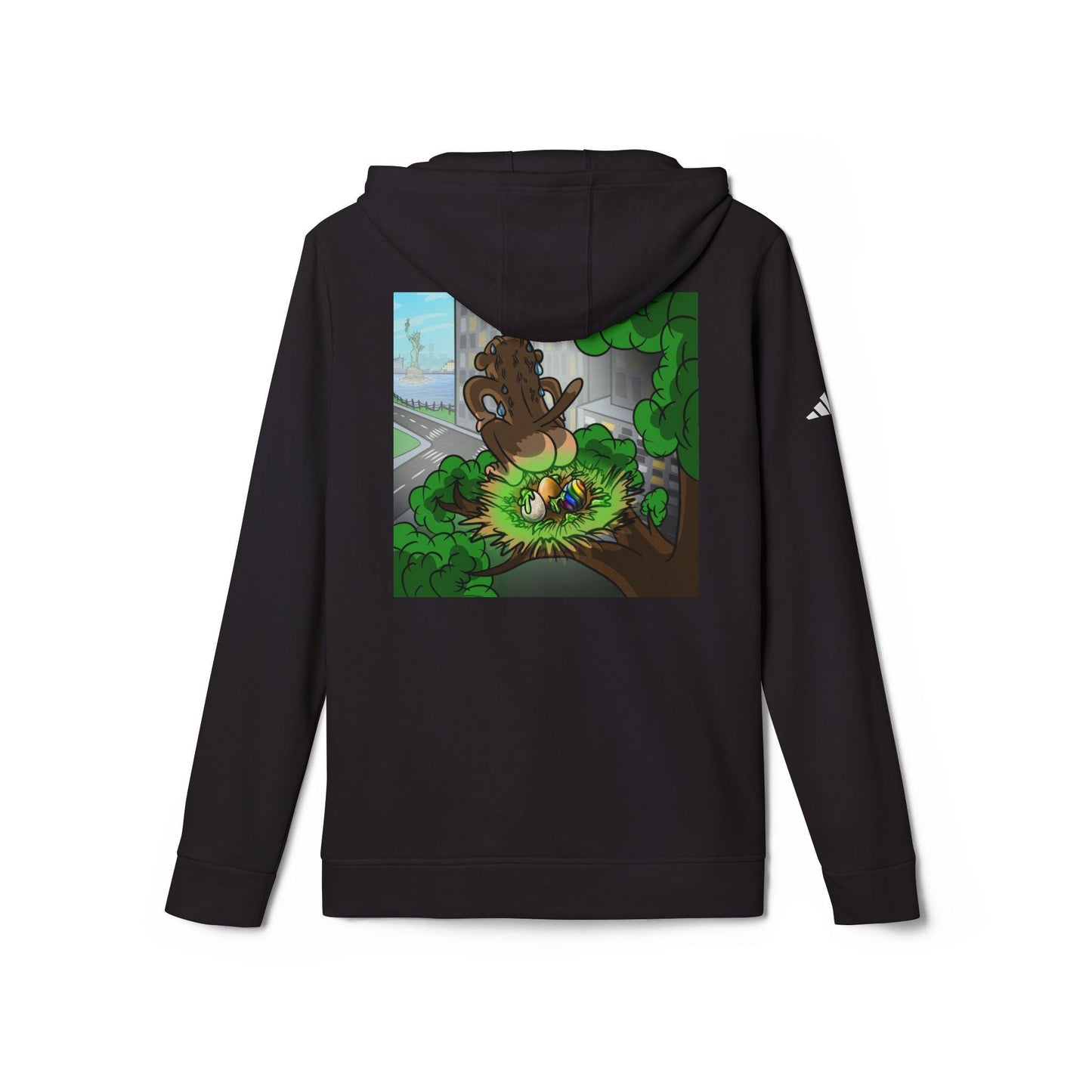 Adidas POX Fleece Hoodie, Trendy Design, Unisex Sweatshirt, Monkey Pox NFT Token Apparel, Unique Gift Idea