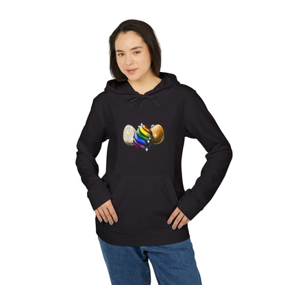 Adidas POX Fleece Hoodie, Trendy Design, Unisex Sweatshirt, Monkey Pox NFT Token Apparel, Unique Gift Idea