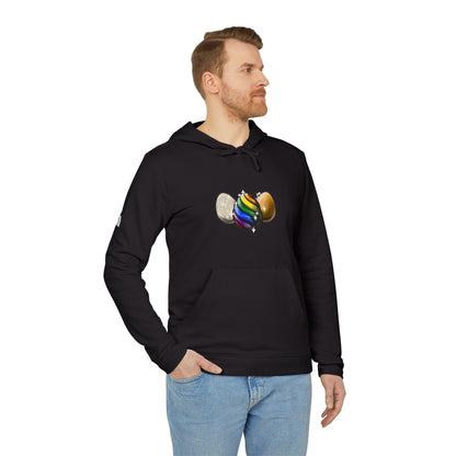 Adidas POX Fleece Hoodie, Trendy Design, Unisex Sweatshirt, Monkey Pox NFT Token Apparel, Unique Gift Idea
