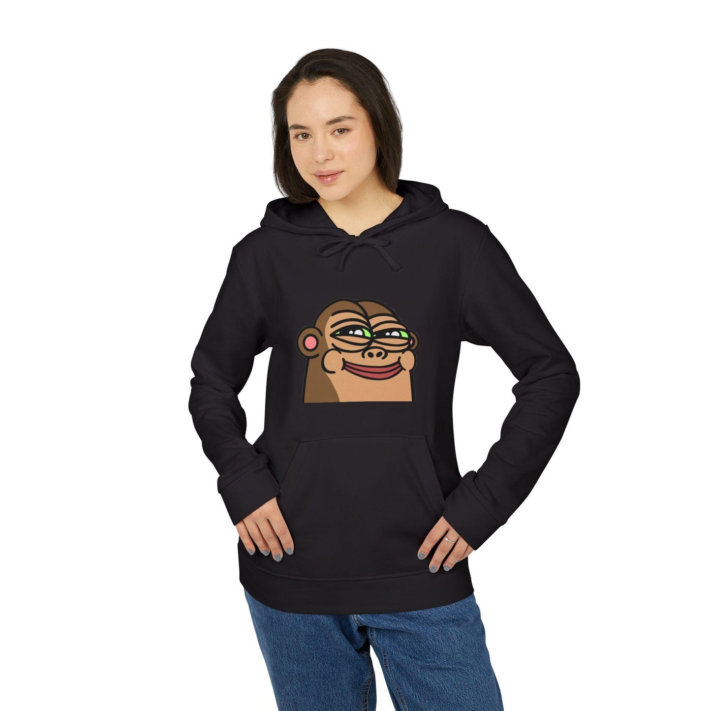 MonkeyPox Fleece Hoodie, Trendy Streetwear, Gift for Gamers, Cool Casual, Unique Graphics, NFT-Themed Apparel